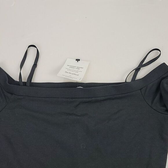 T By Alexander Wang Black Off Shoulder Dress Size XS - Picture 6 of 12